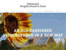 Tablet Screenshot of nhcohousing.com